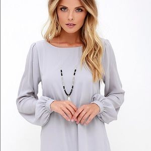 Lulus Grey Dress